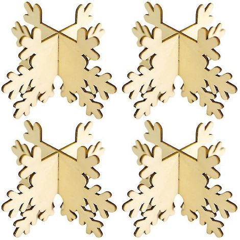 12 bougeoirs en forme de flocon de neige (1/3)