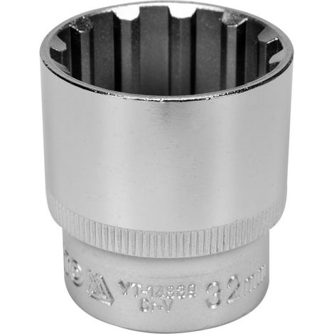 Vaso estriado de 1/2" 32 mm 45 mm YT-14839 yato (1/3)