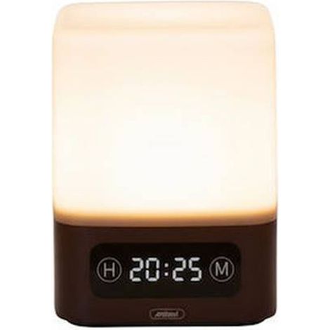 Trade Shop - Lámpara De Mesa Led Con Diseño De Luz De Noche Diseño Elegante Moderno Q-led314 -