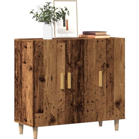 Sideboard Altholz-Optik 90x34x80 cm Holzwerkstoff
