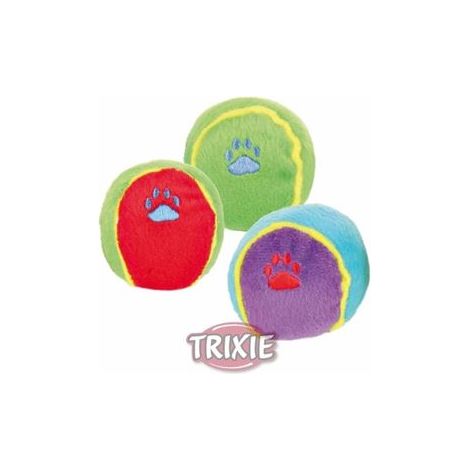 Trixie Palla in peluche per cani 6 cm confezione da 24