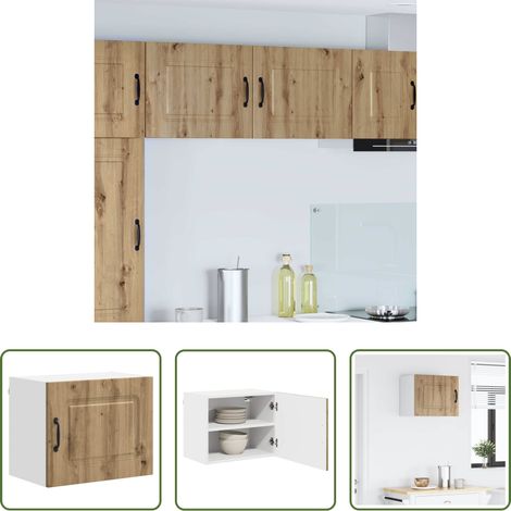 Küchenwandschrank - Küchenschrank mit Speicher Kalmar Artisan-Eiche 50 x 31 x 40 cm (1/5)