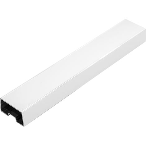 Perfil de compensación universal de aluminio cromado para mampara de ducha h 198