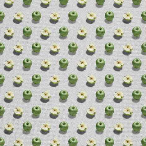 Telas decorativas para exteriores Oxford - motivo de manzana verde (1/5)