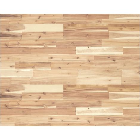 vidaXL Piano Scrivania Non Trattato 100x80x2cm Legno Massello Acacia (1/5)