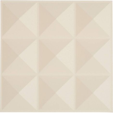 2 adesivi murali oren diamante 30x30cm beige - Atmosphera créateur d'intérieur (1/2)