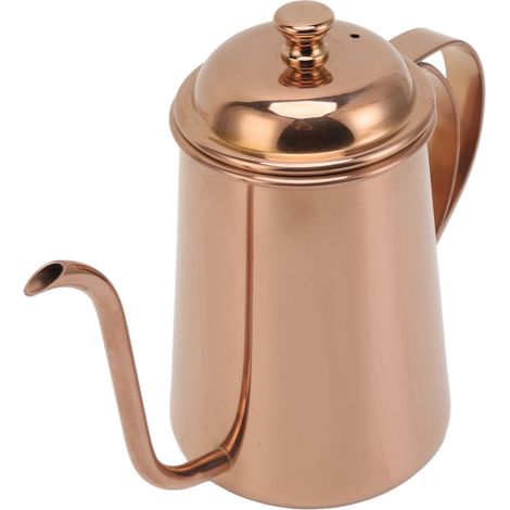 650-ml-Filterkaffeekessel aus dickem Edelstahl 304 mit Schwanenhalsausguss (1/5)