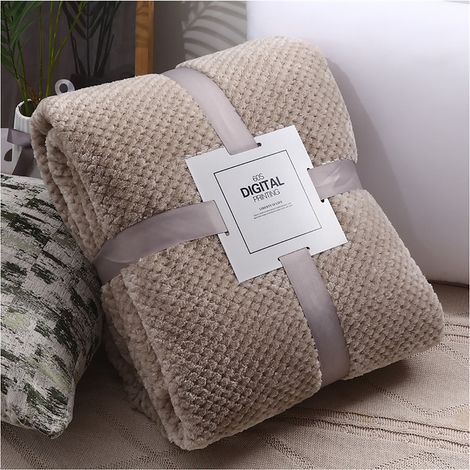 Couverture Jetable - Polaire En Polyester - 100 x 70 cm - Pour Canapé Bureau Extérieur - 1 Pièce (1/2)