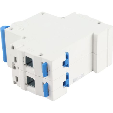 Disjoncteur CC 1000 V, pouvoir de coupure de 4000 A, montage sur rail DIN, 63 A (1/5)