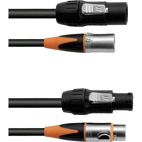 Eurolite DMX Câble de liaison [1x XLR femelle 3 pôles - 1x XLR femelle 3 pôles] 3 m Q535553 (1/2)