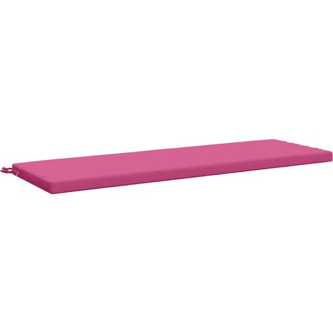 Coussin de banc SOEST 100 % polyester Rose 140 x 50 x 5 cm vidaXL (1/5)