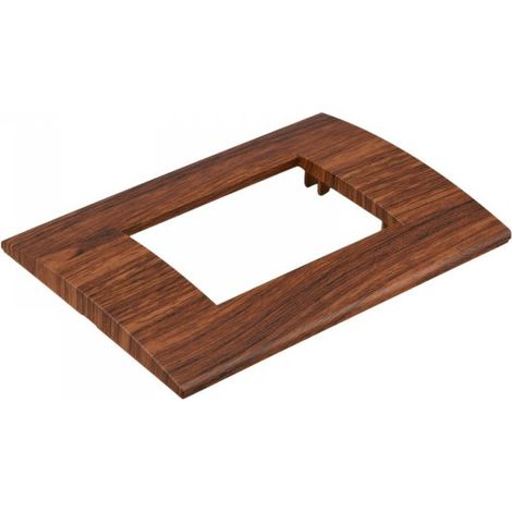 Placca Plastica Quadrata MBL 3M Radica Compatibile Bticino Living BLN89303