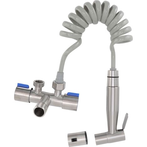 Hygienischer und effizienter, druckbetriebener Bidet-Sprühkopf für Toiletten, G1/2-Außengewinde, tragbarer Sprühkopf für den Heimgebrauch mit Stoffwindeln (1/5)