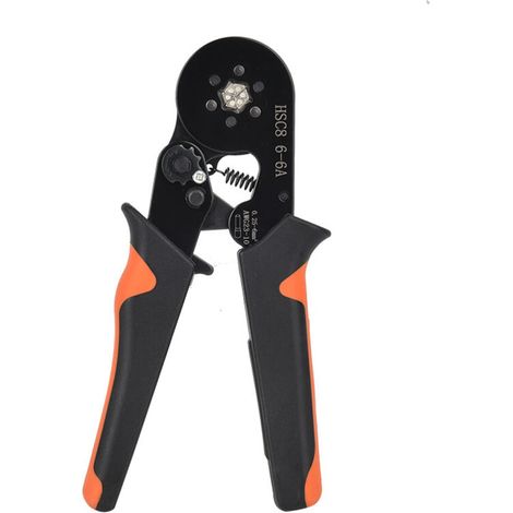 Lntyq Pince a Sertir pour Cosse Electrique isolées, Cosses Electriques a Sertir 0.25-10mm², Isolated Cliquet Line Terminal Serting Tool, Pinces à Sertir pour Connecteurs Electriques Automobile