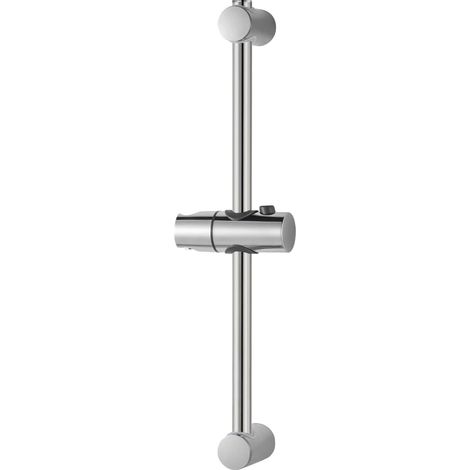 Barre de Douche 60cm,avec Support Pommeau de Douche,Distance Réglable de 26 à 59cm,Barre Douche de Remplacement,Finition en Acier Inoxydable (1/4)