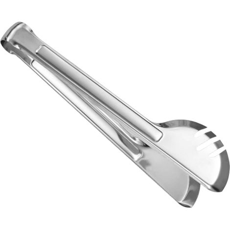 Zwei Steakzangen aus Edelstahl, Speisezange, Küchenutensilien zum Toasten von Brot und Fleisch, hitzebeständiger Metallwender, Grillzange