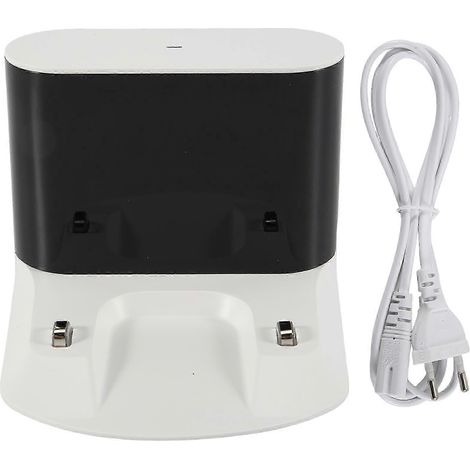 Station de charge et cordon d'alimentation compatibles avec prise européenne pour les aspirateurs Roborock S50, S51, S55, S65, T65, S5, S6, MaxV, S6, Pure et S7. (1/5)