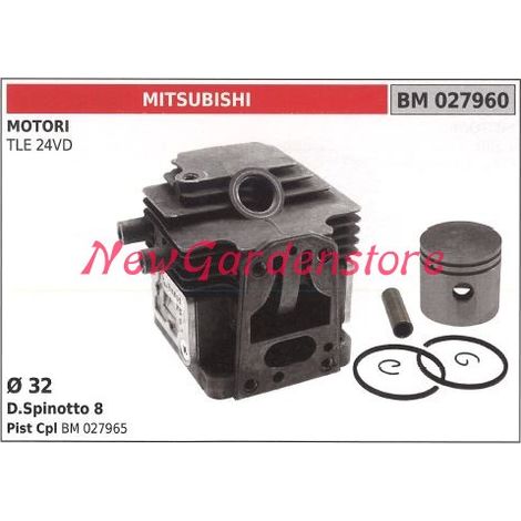 Cilindro pistone segmenti MITSUBISHI motore tagliasiepe TLE 24VD 027960