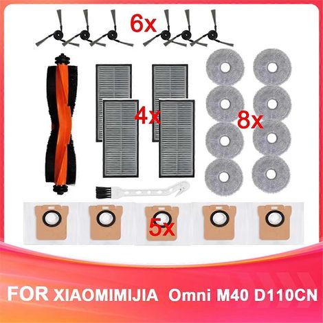 Für Xiaomi Mijia Omni M40 D110CN Ersatzteile Hauptseitenbürste-- (1/5)