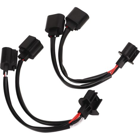 2 pièces 9008 H13 phares Conversion faisceau de câblage adaptateur de prise mâle à femelle Plug and Play pour camion pick-up LED fil-Crezuo (1/4)