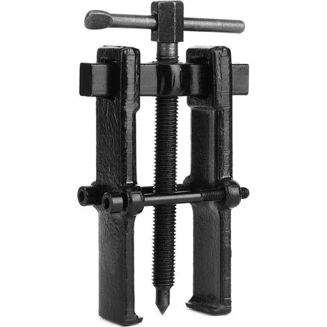 Extracteur à deux mâchoires démonte-roulement acier chrome-vanadium outil à main pour réparation vélo 100 mm 4 in 1 pièce (1/5)