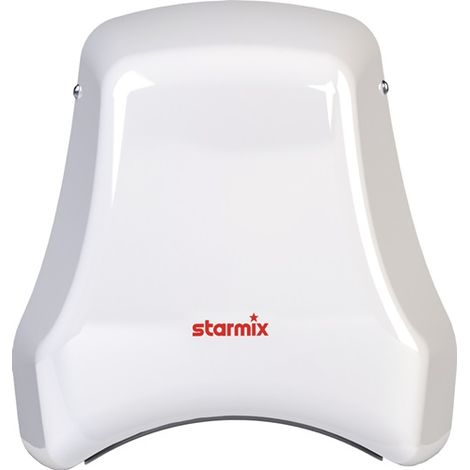 Starmix Vandalen-Haartrockner weiß pulver-beschichtetes Stahlgehäuse (1/3)