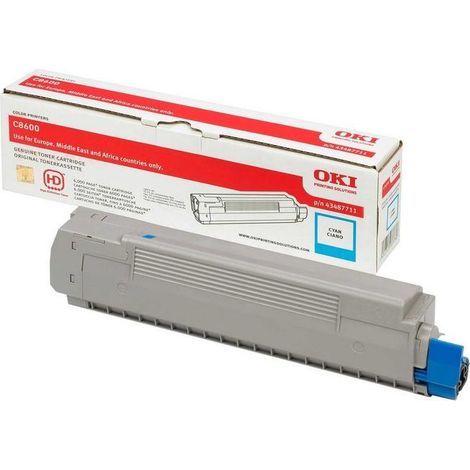 OKI 43487711 cartuccia toner 1 pz Originale Ciano (1/2)