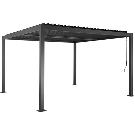 sweeek - Bioklimatische Pergola mit Lamellendach Palace 3,6x3,6m
