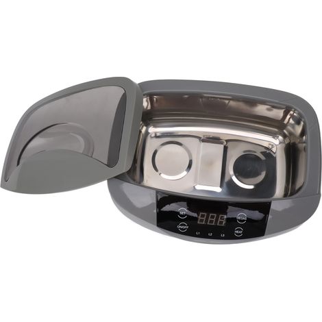 Nettoyeur à ultrasons pour bijoux 120 W 2500 ml avec minuterie numérique professionnelle pour boucles d'oreilles, colliers, lunettes et montres. Prise US 110 V. (1/5)