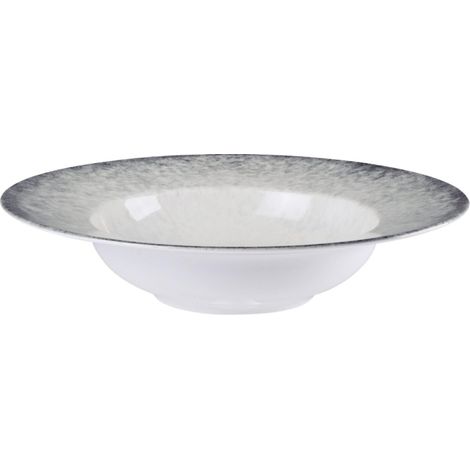 Assiette à pâte ronde ornée porcelaine 27 cm Camila (1/5)