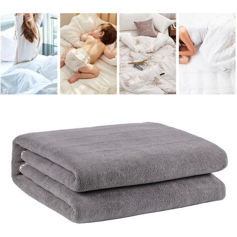 Rubberskin Couverture Chauffante éLectrique, 150x80cm, 60s Rapide Protection Contre la Surchauffe, Lavable en Machine, pour Canapé, Bureau Couverture chauffante (1/5)