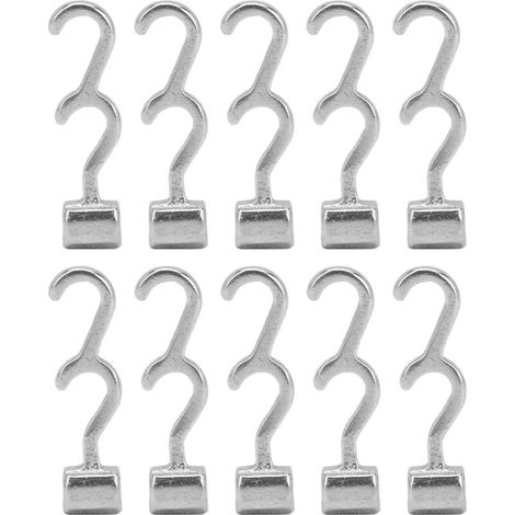 10 crochets coulissants orthodontiques en acier inoxydable, accessoires de remplacement pour appareil dentaire, lot de 10 pièces (1/5)