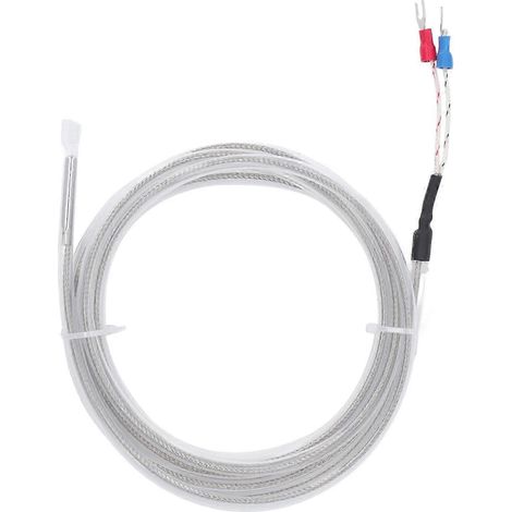 Wasserdichter, korrosionsbeständiger Thermoelementfühler Typ K BERM, Tauchtemperatursensor, 3 Meter (9,8 Fuß) Kabel, wasser- und säurebeständig, präzise industrielle Messsonde. (1/5)
