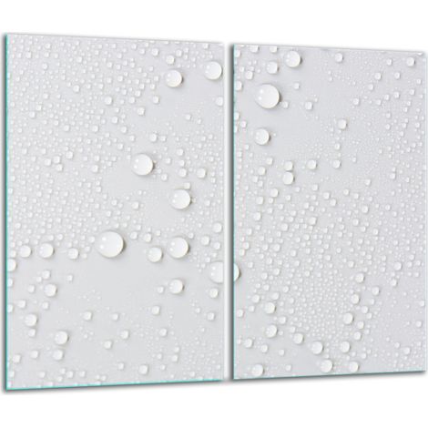 Tabla de cortar de vidrio 2x 30x52 blanca (1/5)