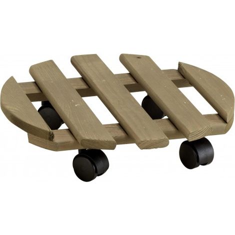 Carrello Portatutto Tondo Ø35 cm Tortora Alce
