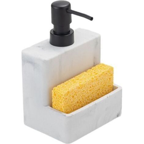 Distributeur de savon avec pompe, distributeur de lotion de 300 ml pour placard, toilettes et salle de bain (1/2)