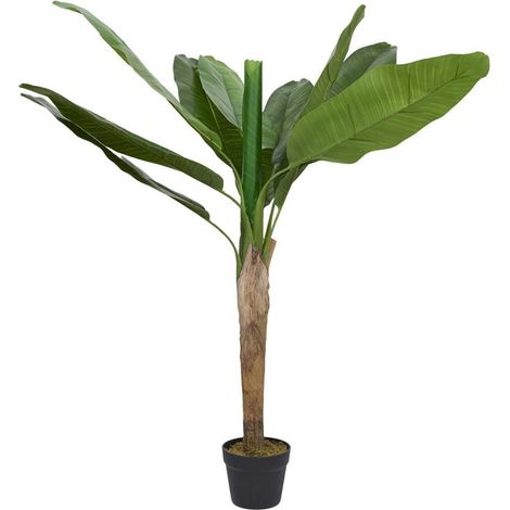 Bananier Artificiel en Pot "Wilbur" 120cm Vert
