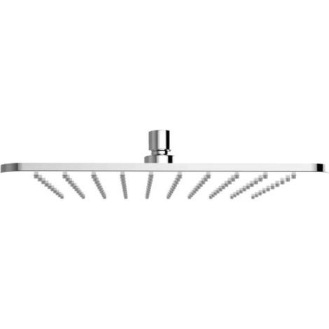 OMNIRES Slimline - Rociador de ducha 25x25 cm, cromo/blanco WG225-OCRB (1/2)
