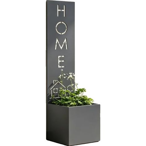 Écran de confidentialité de jardin, Acier laminé à froid, 32 cm x 32 cm x 150 cm, Poids 8,05 kg, Installation : Enfoncé dans le sol, Utilisation extérieure (1/5)