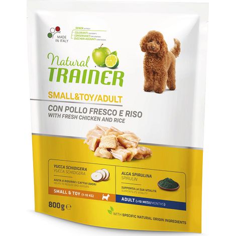Cane - Pollo&Riso Adult Small&Toy 800g Natural Trainer (1/3)