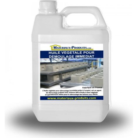 Huile végétale pour démoulage immédiat - 2 L Incolore - MATPRO (1/2)