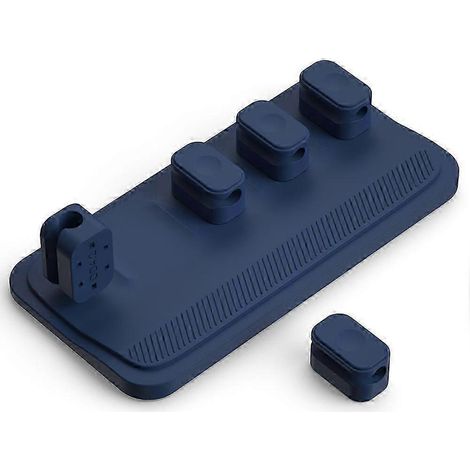 Selbstklebender magnetischer Kabelorganizer aus Silikon, DIY-USB-Kabelhalter, flexible Silikon-Desktop-Clips für Mauskabel – JXLGV (1/5)