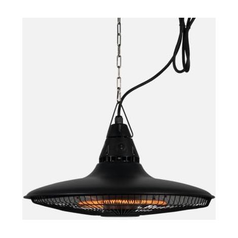 Chauffage infrarouge de plafond 1500 W, fixation au plafond, IP34