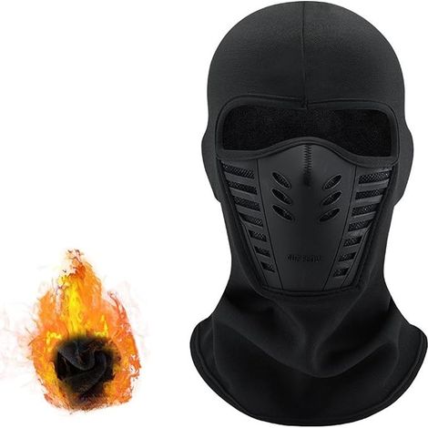 Winter balaclava, face mask, face visor, motorcycle cycling ski balaclava, windproof waterproof headwear for winter sports & outdoor activities, UV protection scarf for men & women (1/5)