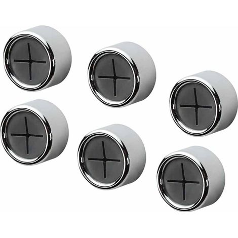 Accroche Torchon, 6 Pièces Porte Torchon, Accroche Torchons Adhesif, ABS Rond Porte Torchon Cuisine, Aucun Perçage Requis, pour Salle De Bain, Armoire Et Placard