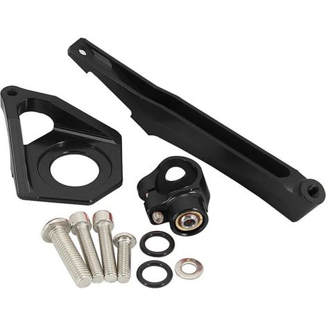 Kit staffa di montaggio per ammortizzatore stabilizzatore di sterzo per moto YZF-R6 YZF600 2003 2004 2005, colore nero.