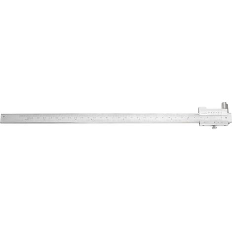 Edelstahl-Messschieber, Parallelanschlaglineal mit Hartmetallspitze, Multifunktions-Linienmarkierungswerkzeug 0–300 mm (1/5)