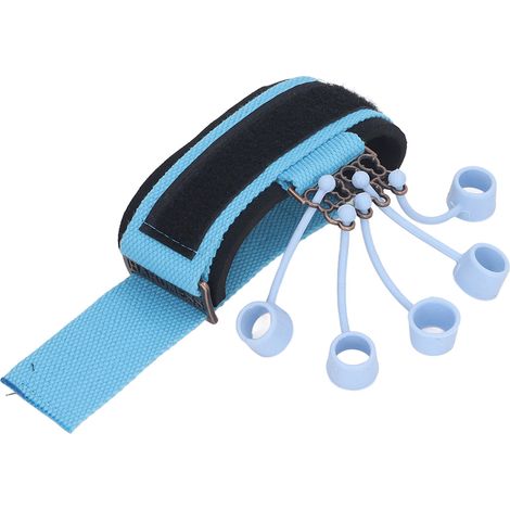 【NX】Renforceur de doigts pour améliorer la flexibilité et la force de préhension, avec 5 anneaux interchangeables, capacité 40 lbs (1/5)