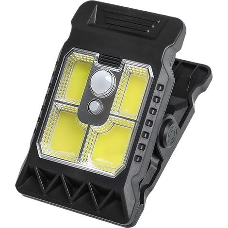 Lampes solaires à clipser avec détecteur de mouvement pour clôture, extérieur, éclairage de sécurité pour portail, patio, terrasse, jardin, clôture, jardin, maison (1/5)