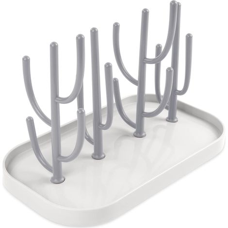 Table de séchage pour biberons avec plateau drainant, accessoire puériculture sans BPA pour bébé, hygiénique et pratique (1/5)